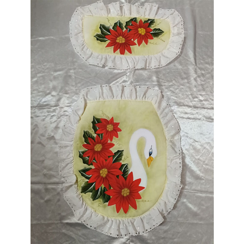 Juego de baño cisnes